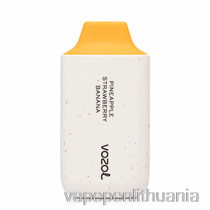 Vozol Star 6000 Vienkartinis Ananasų Braškių Bananų Vape Skystis